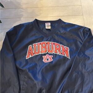 Unique Vintage Navy and Orange Men's Shirt AUBURN